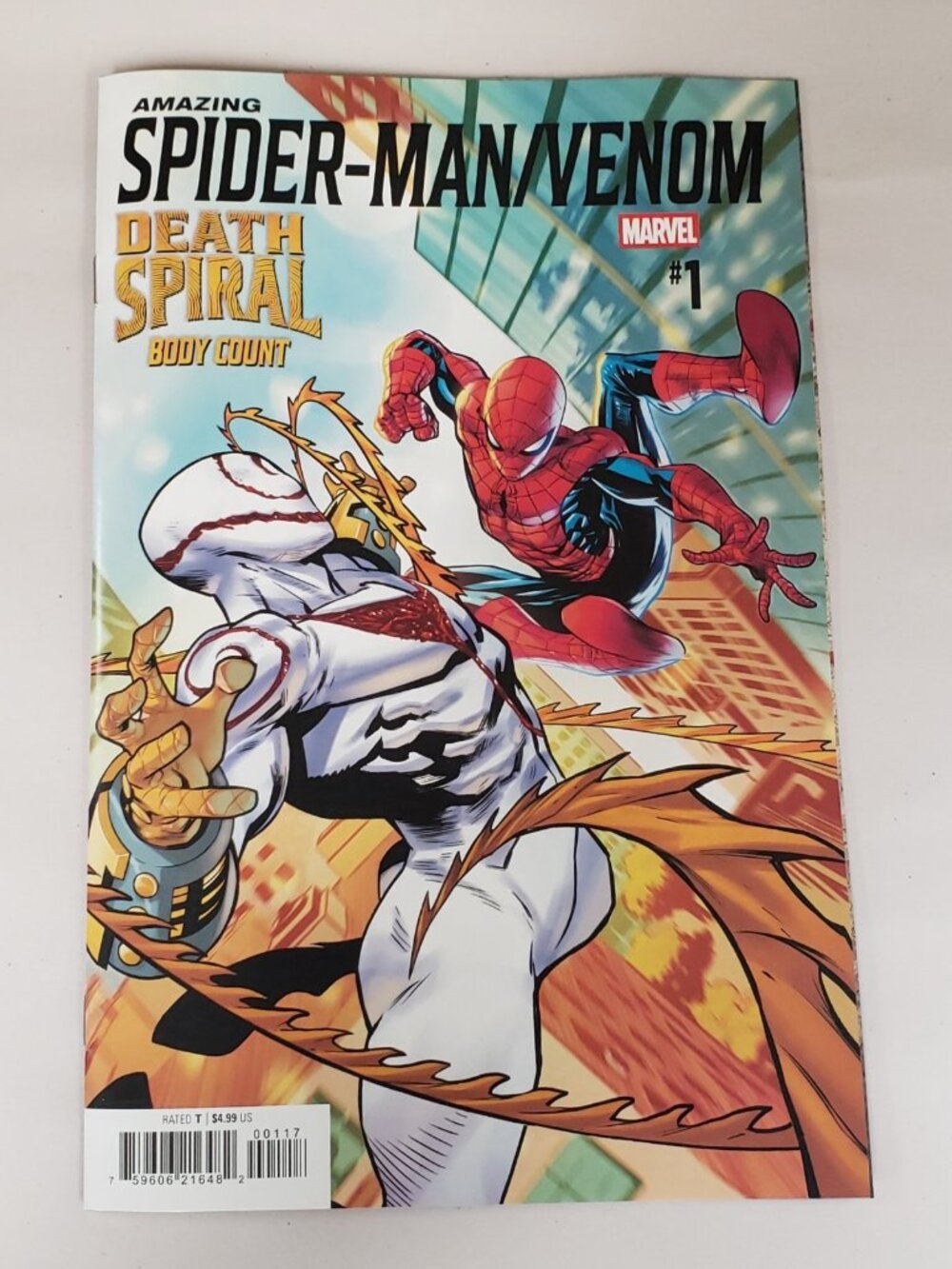Amazing Spider-Man Venom Death Spiral - Body Count #1 Francesco Manna 1:25 VF NM - Picture 1 of 8